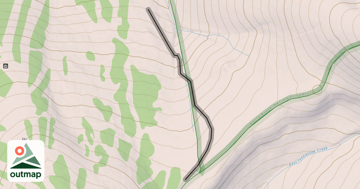 Map of Corkscrew