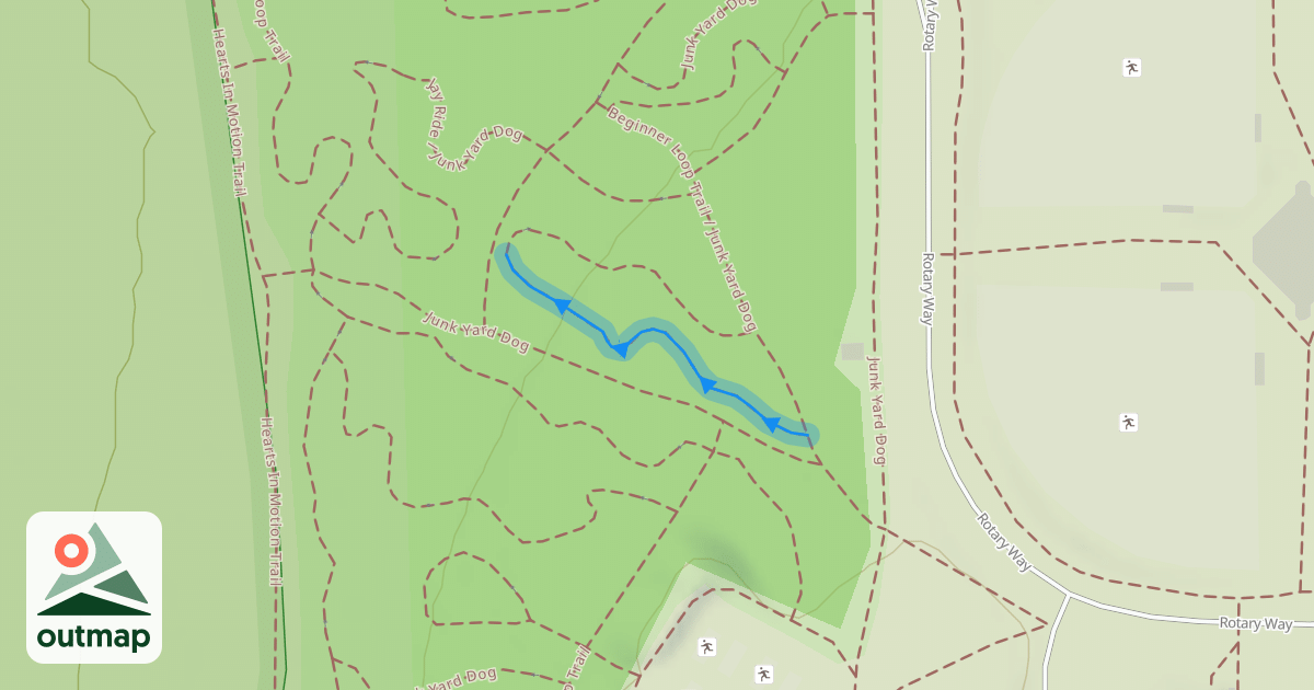 Map of Chainless / Junk Yard Dog