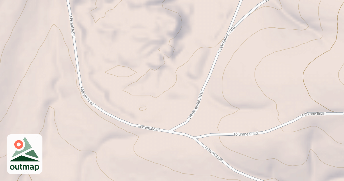 Map of JAWBONE RIDGE OHV ATV