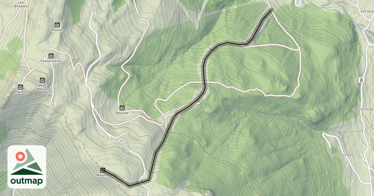 Map of La Joux