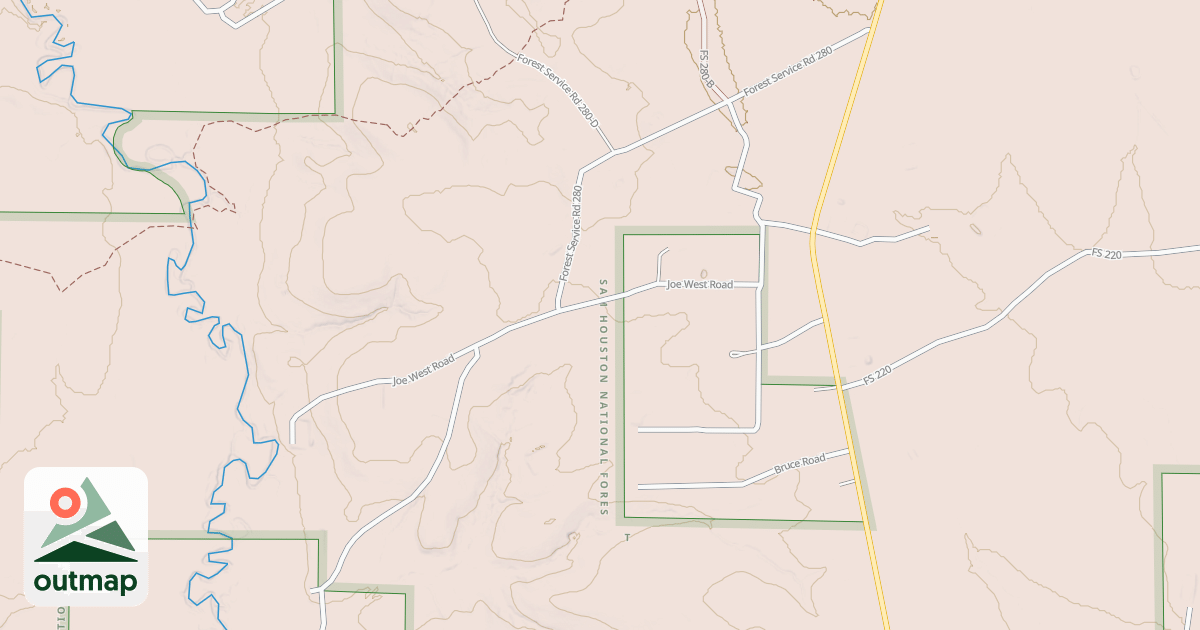 Map of EAST FORK
