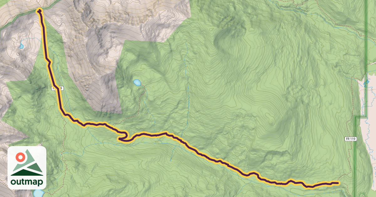 Map of Bowen Gulch Trail