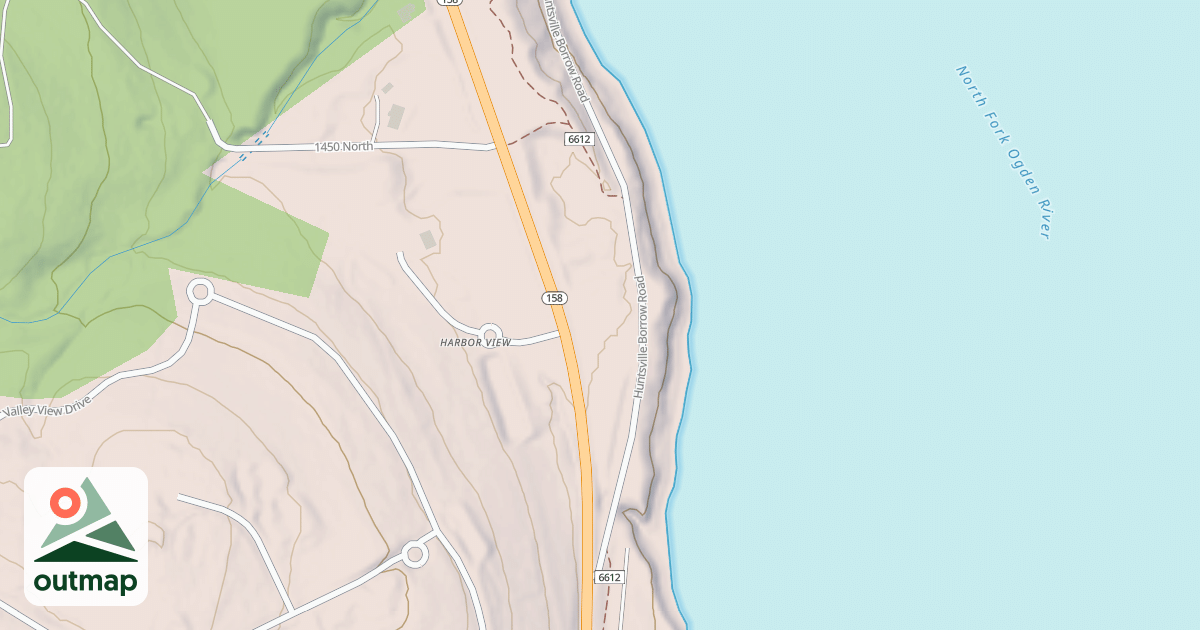 Map of HUNTSVILLE BORROW