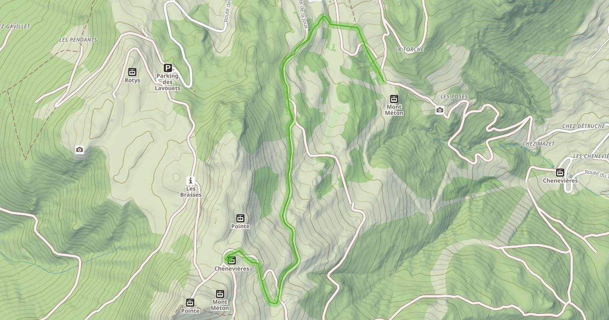 Map preview of La Mt Blanc