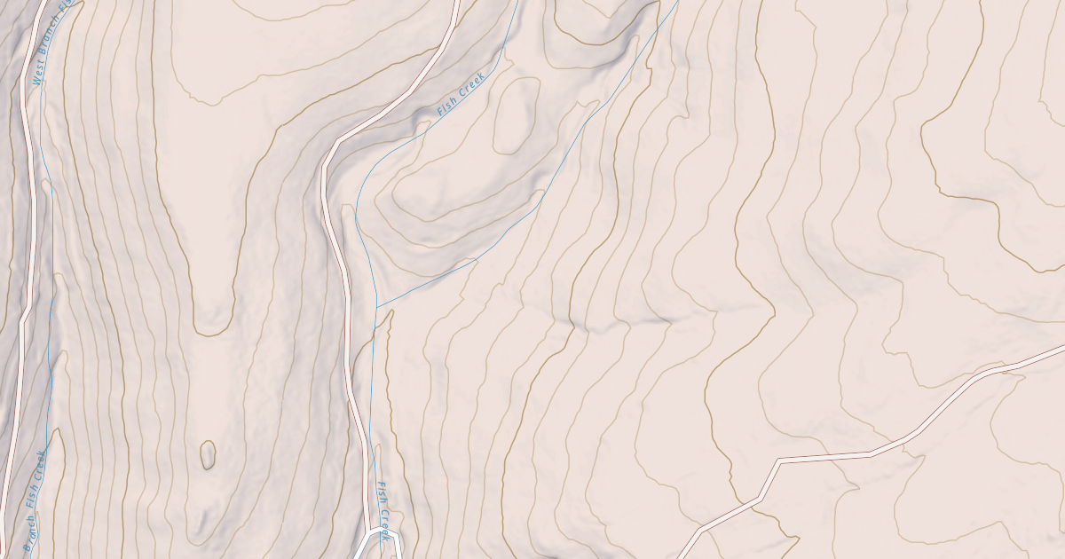 Map preview of EAST FISH CREEK