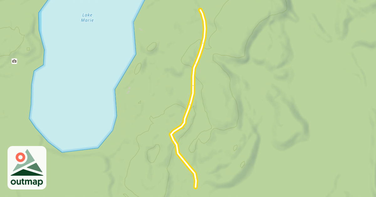 Map of Lake Marie