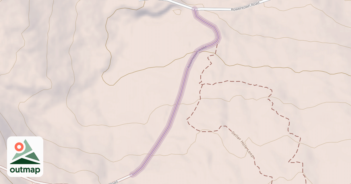Map of Rowentown Road