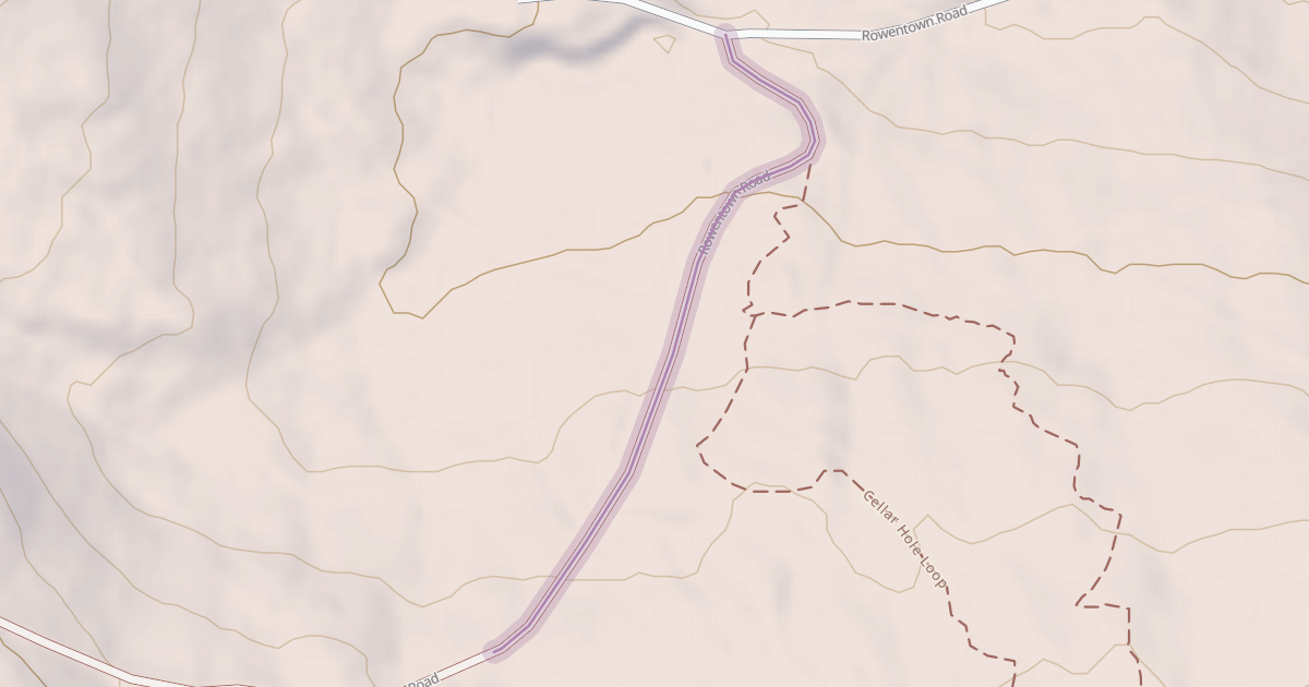 Map preview of Rowentown Road