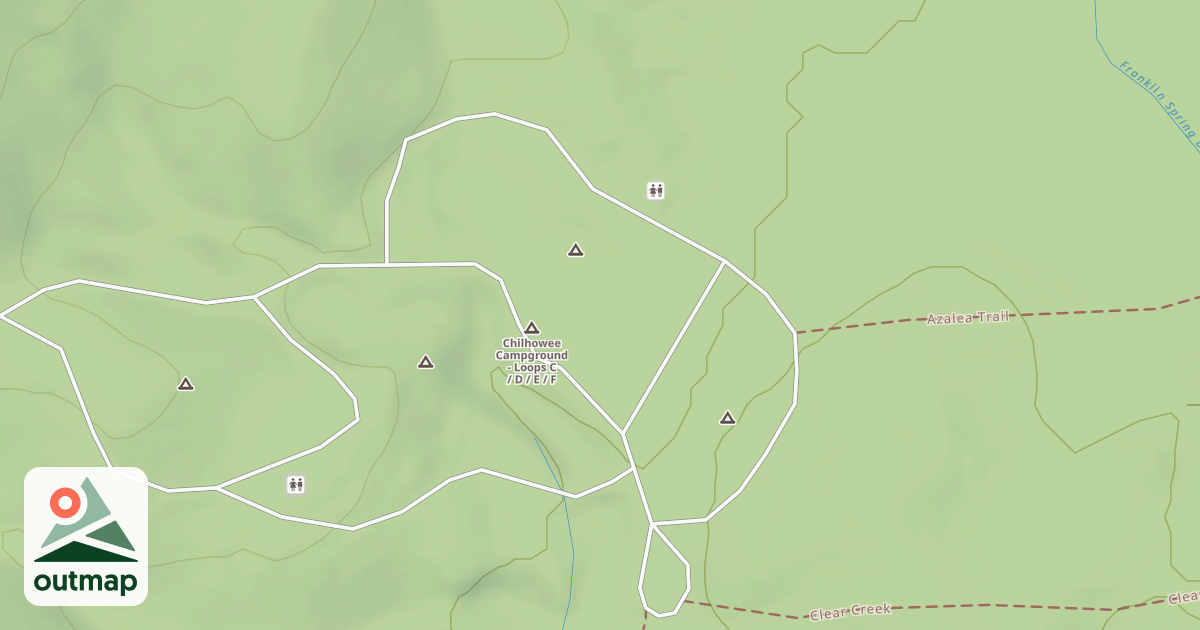 Map of CHILHOWEE LOOP F