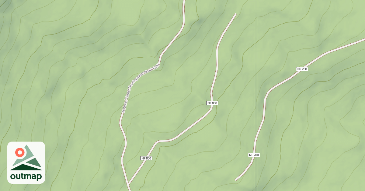 Map of USFS Motor Vehicle Use Map Roads {3ED3BC82-49E5-4491-85B3-B1365553DB85}