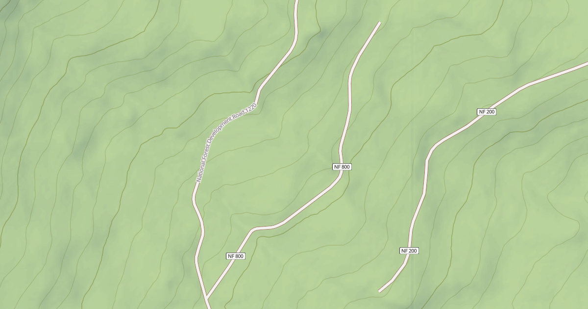 Map preview of USFS Motor Vehicle Use Map Roads {3ED3BC82-49E5-4491-85B3-B1365553DB85}