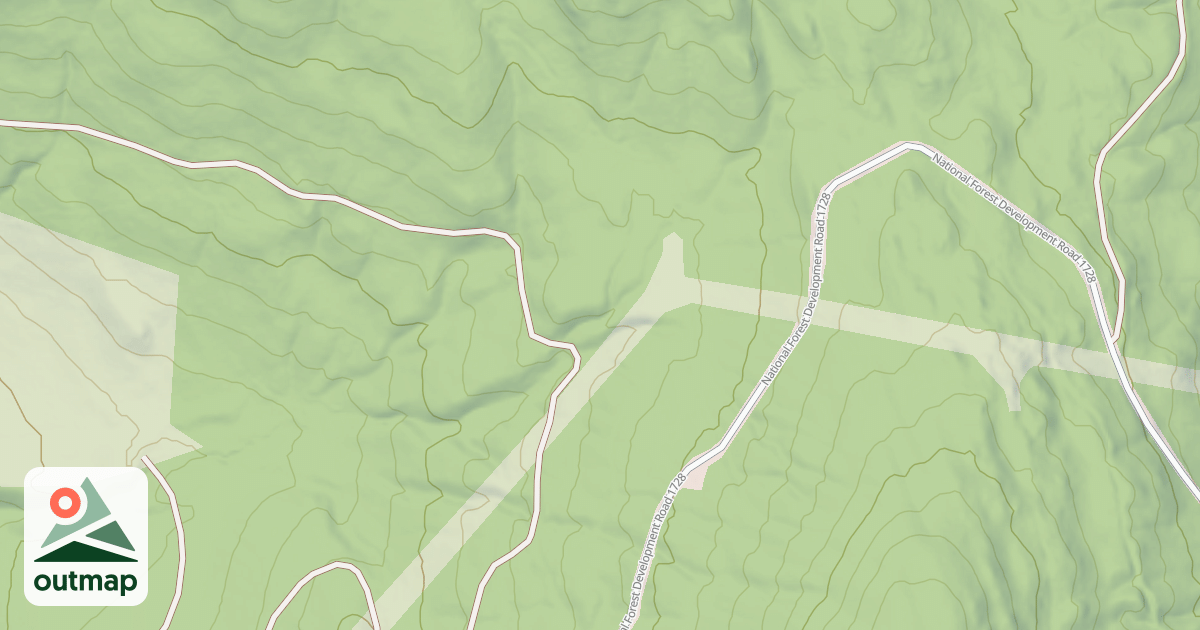 Map of USFS Motor Vehicle Use Map Roads {8FCD442B-239B-4ADA-B59F-2740A31C73F0}