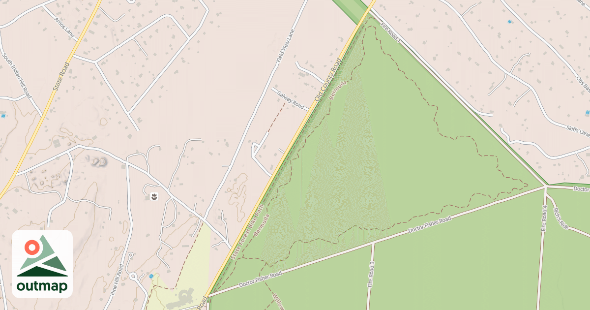 Map of Correllus Bike Path