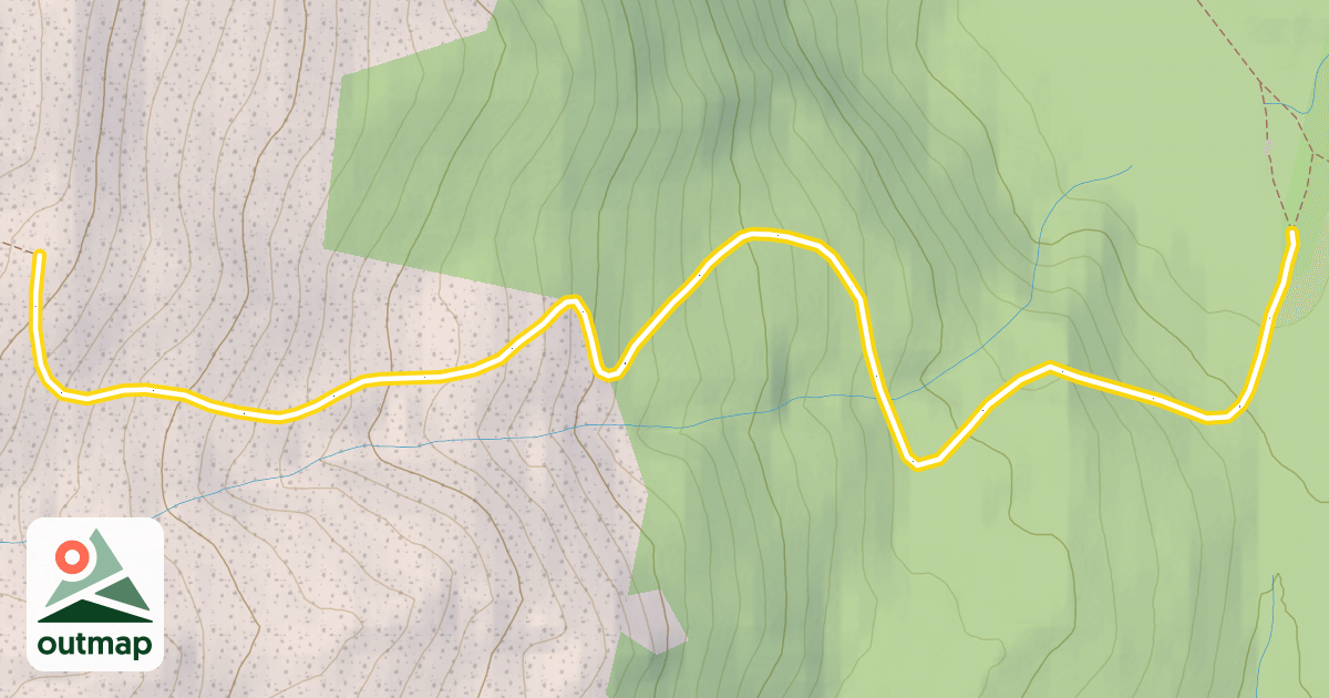 Map of Boulder Mountain Snowmobile Trails