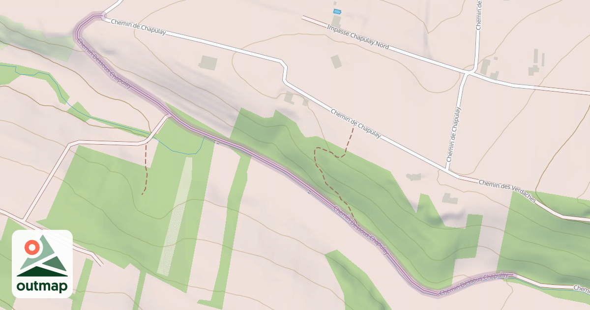 Map of Chemin Dessous Chapulay