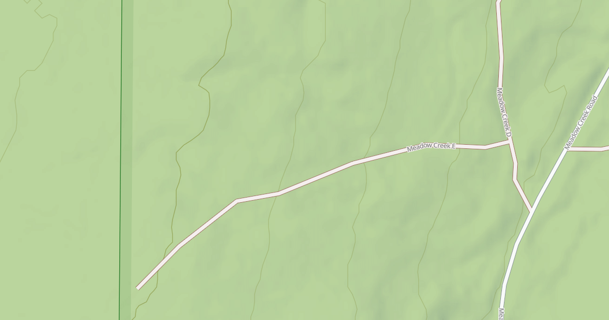 Map preview of MEADOW CREEK E