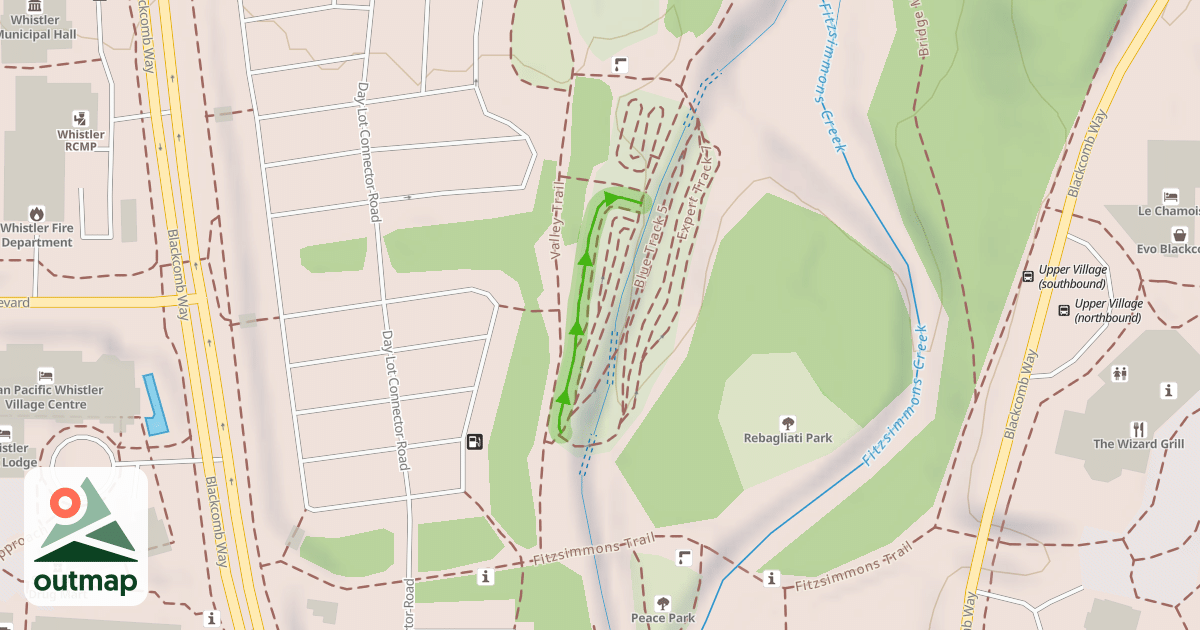 Map of Green Track 1