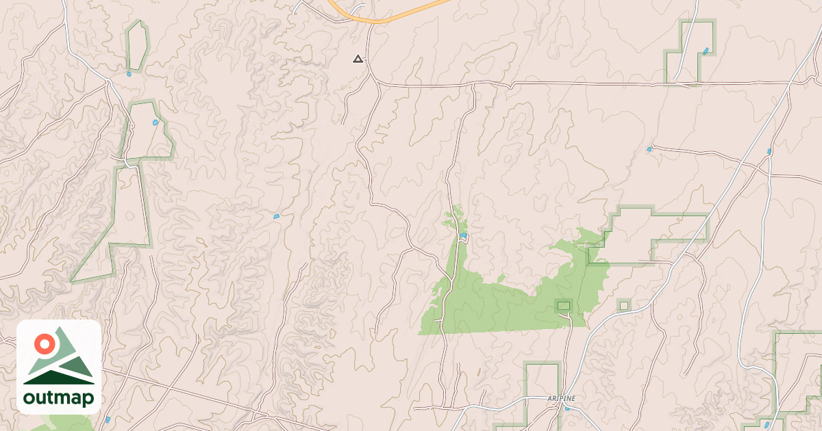 Map of USFS National Forest System Roads {0D8B6A75-8535-4B49-BE01-A10FF6F01234}