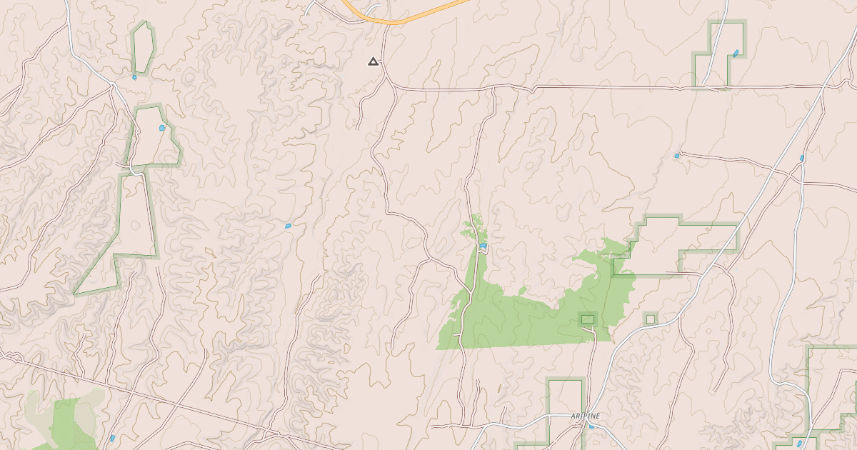 Map preview of USFS National Forest System Roads {0D8B6A75-8535-4B49-BE01-A10FF6F01234}