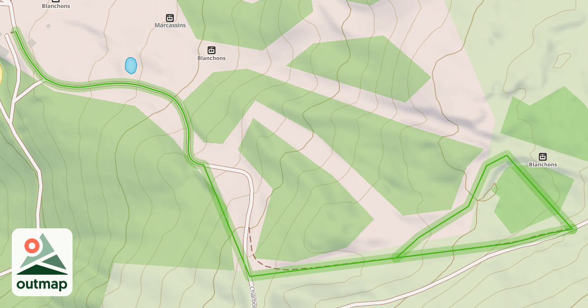 Map of Charbonnière