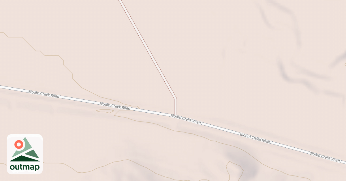 Map of N.FK.BLOOM CREEK