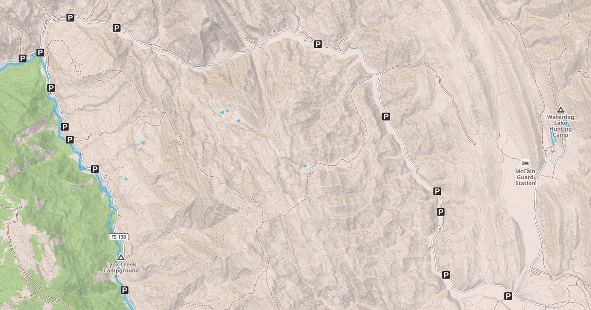 Map preview of LITTLE GREYS/WATERDOG LAKE