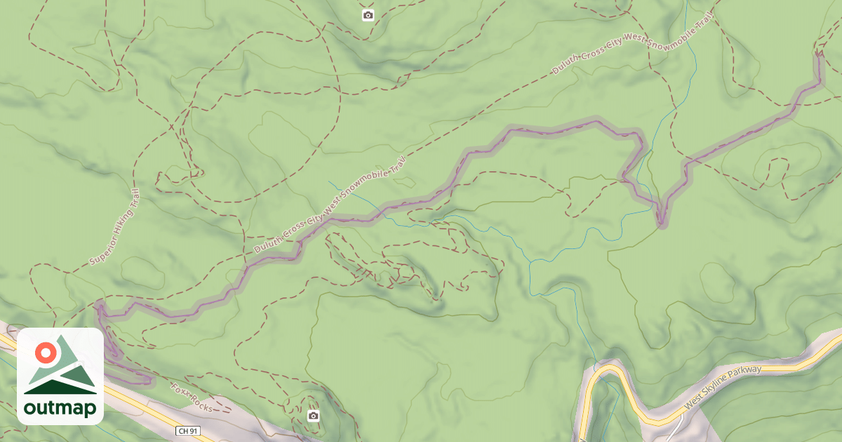 Map of Lower Burner of Stovetop (Duluth Traverse)