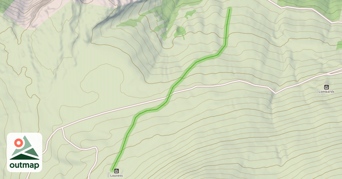 Map of Chemin des Demoiselles