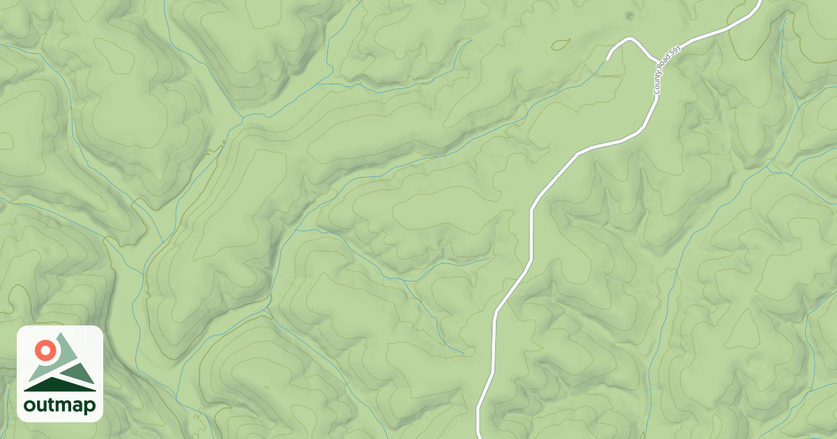 Map of VAN WINKLE SPUR A