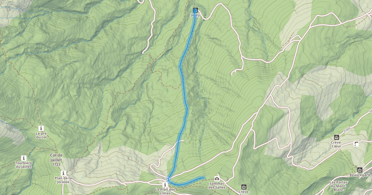 Map preview of Jorasse