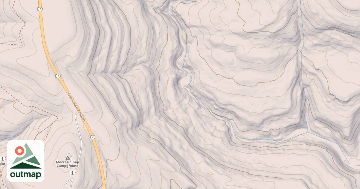 Map of USFS Motor Vehicle Use Map Roads {9FD97805-9E00-48B6-A298-FB5380D621F2}