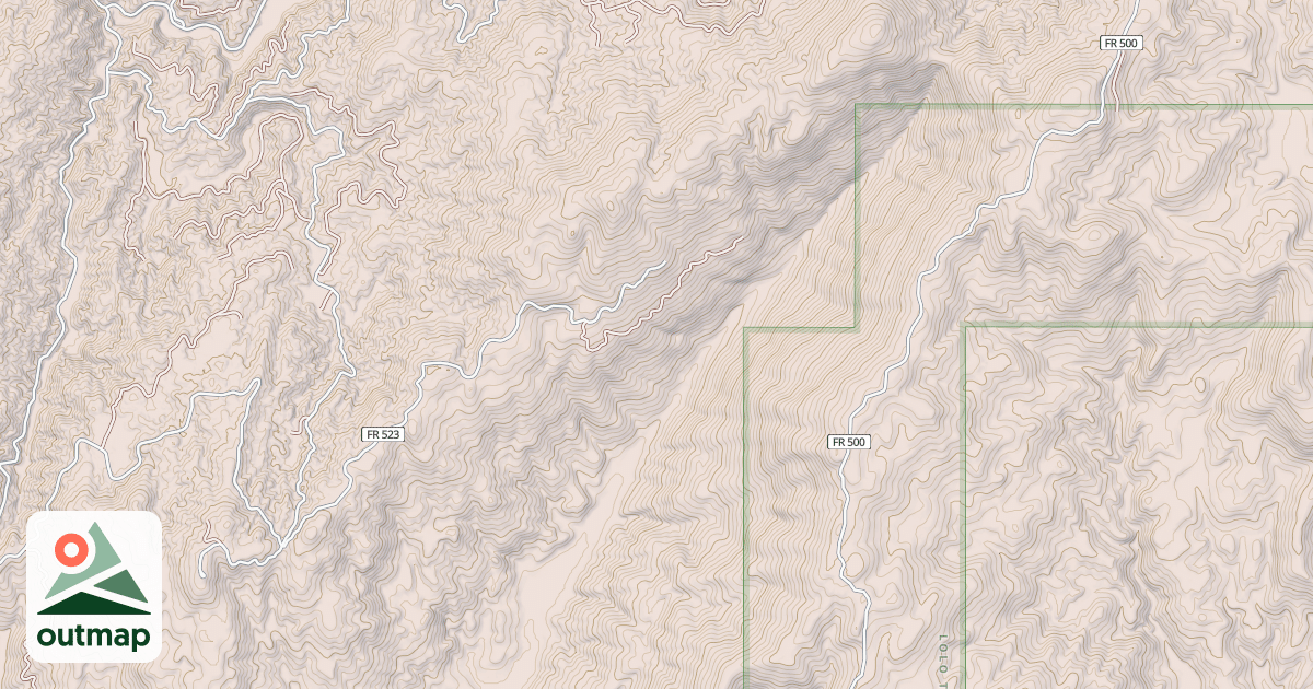 Map of AUSTIN RIDGE