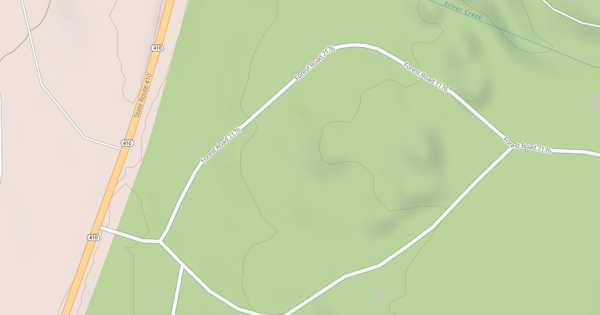 Map preview of SILVER CREEK HWY 410 ACCESS