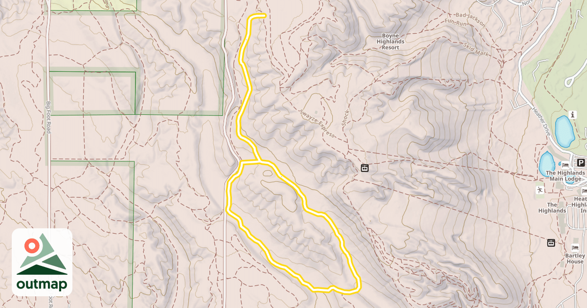 Map of Ben Nevis