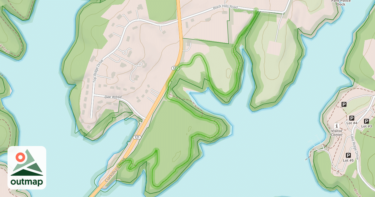 Map of Hoyles Mill Trail