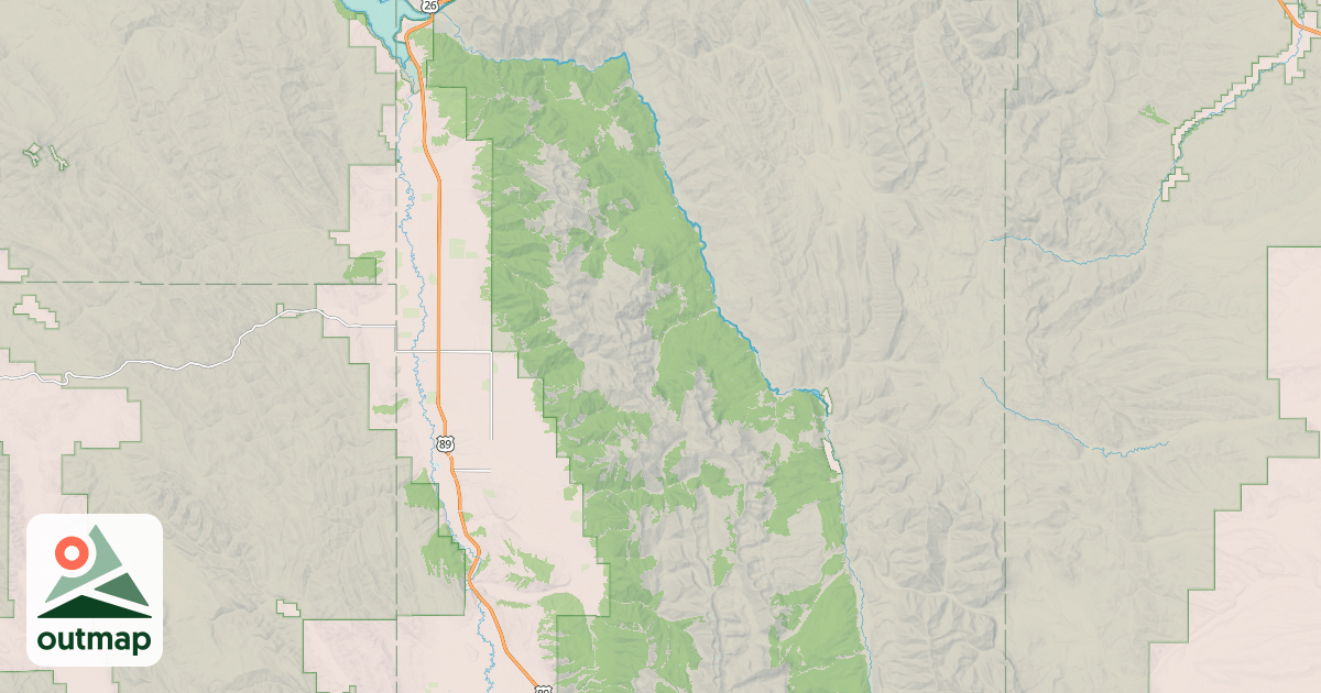 Map of GREYS RIVER LABARGE