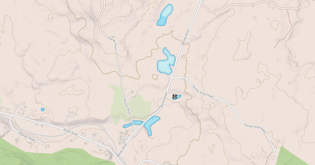 Map preview of Blaney Rd
