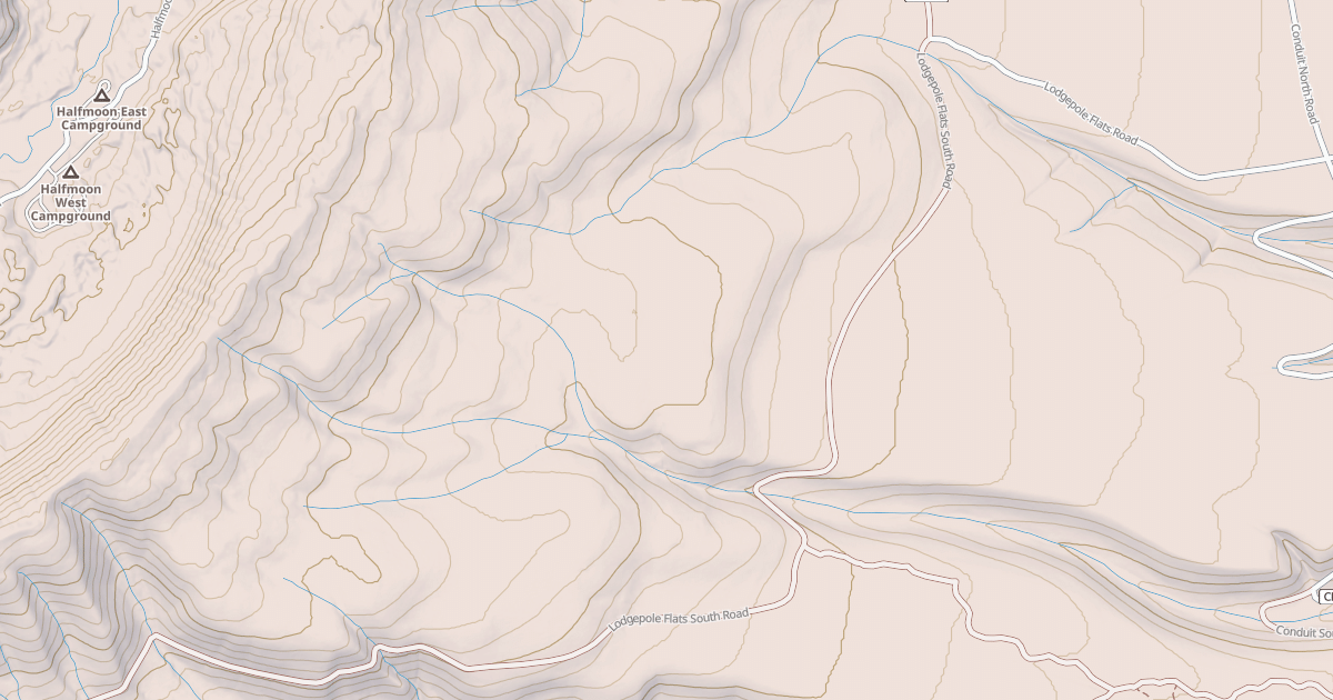 Map preview of LODGEPOLE FLATS SOUTH