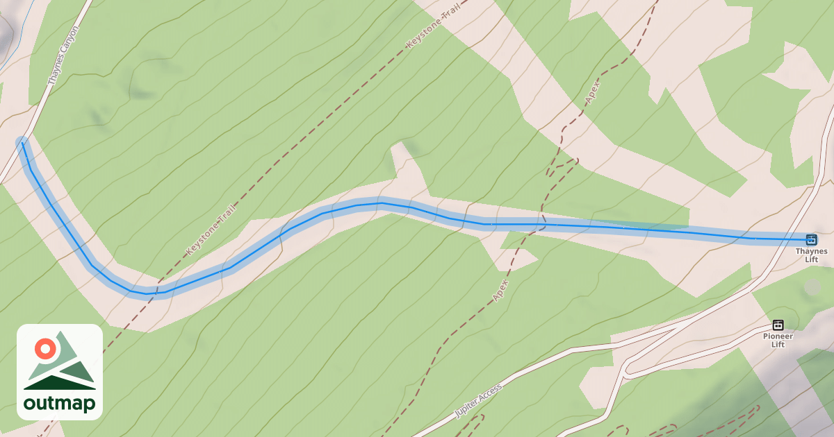 Map of Keystone