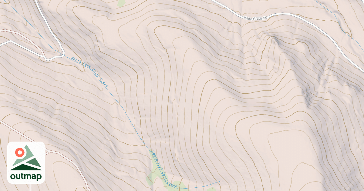 Map of CRAIG SPUR