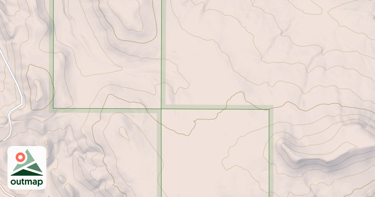 Map of CROOK MTN BR 1E