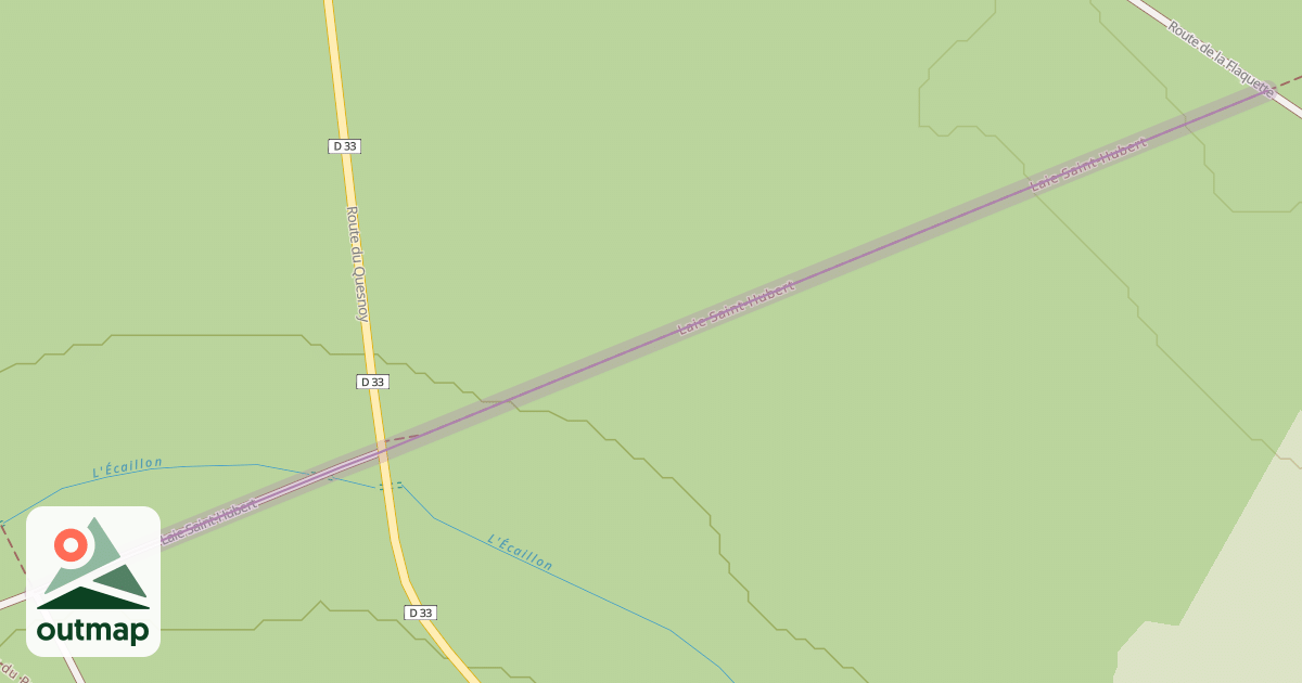 Map of Laie Saint-Hubert