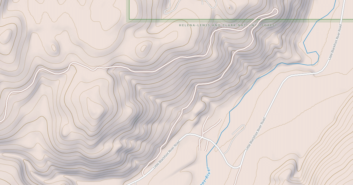 Map preview of SLATE CREEK-HAT CREEK