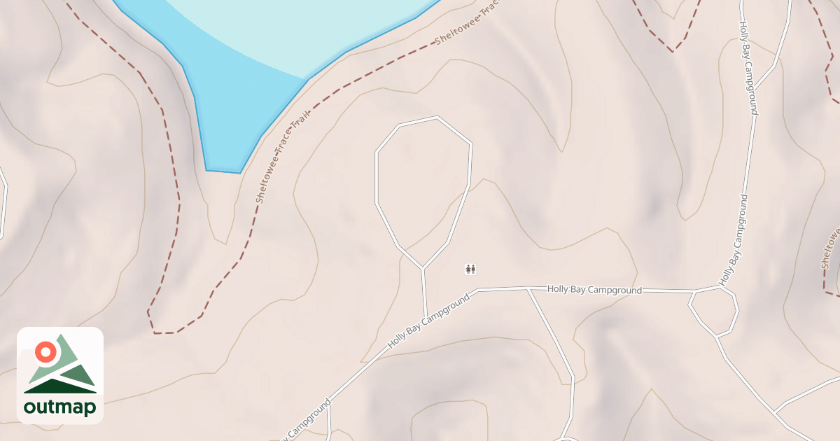 Map of HOLLY BAY