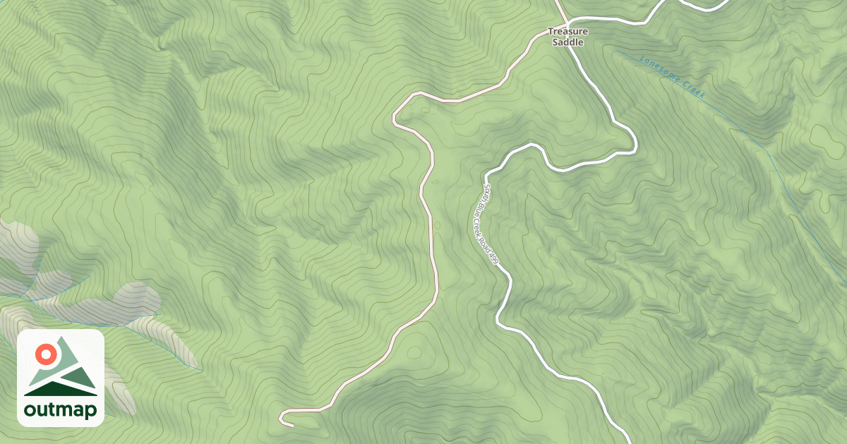 Map of USFS Motor Vehicle Use Map Trails 10529