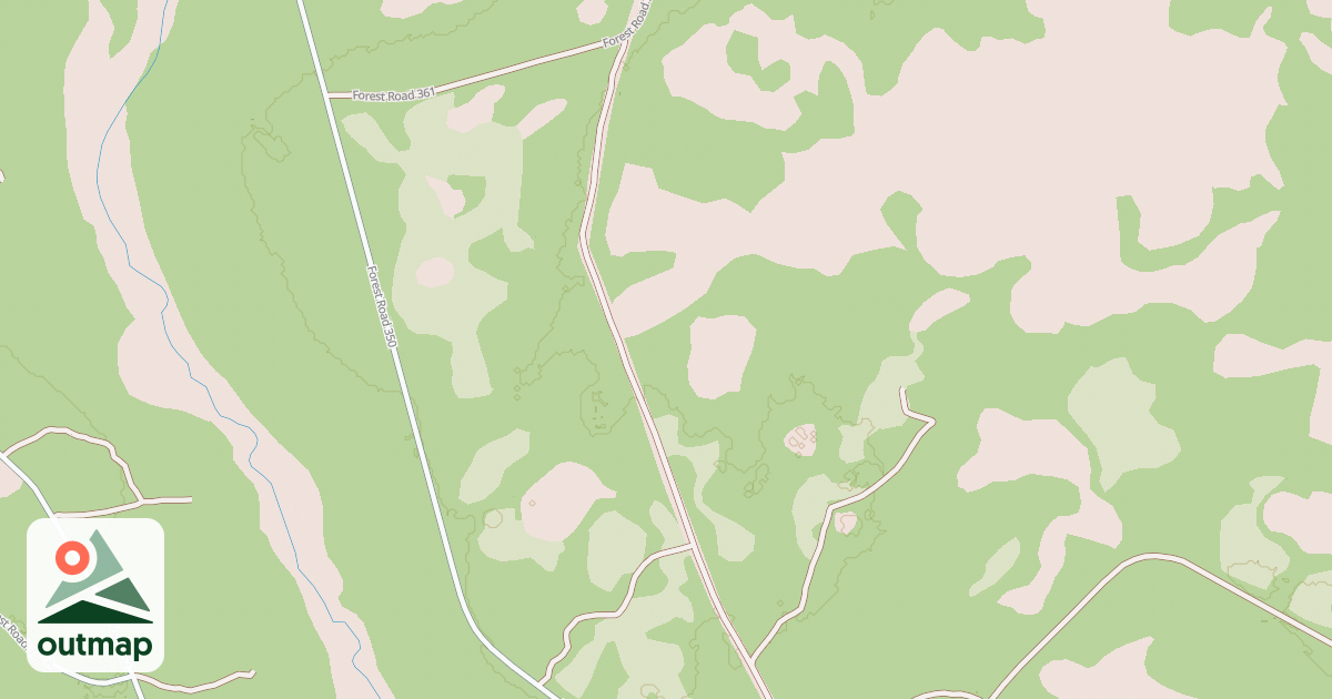 Map of USFS Motor Vehicle Use Map Roads {EC0F1A91-DC07-4618-99A8-4B957C3EBF3A}