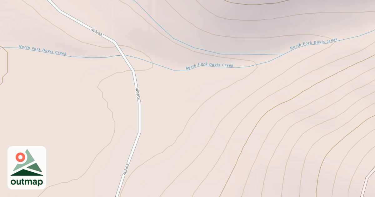 Map of COLD CREEK SPUR