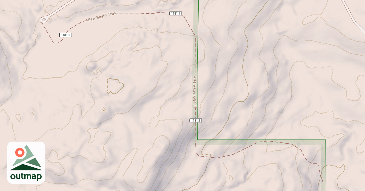 Map of Allen Basin