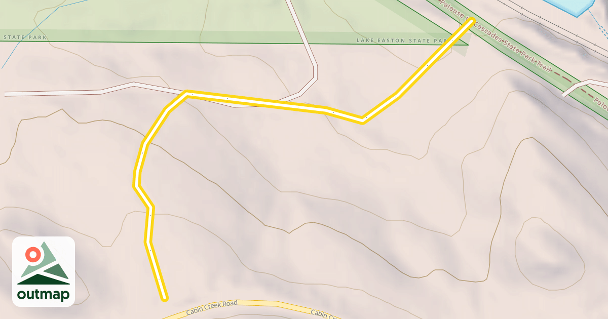 Map of Unnamed Snowmobile Trail