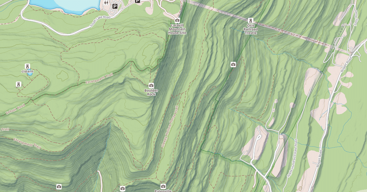 Map preview of Palenville Overlook Spur Trail